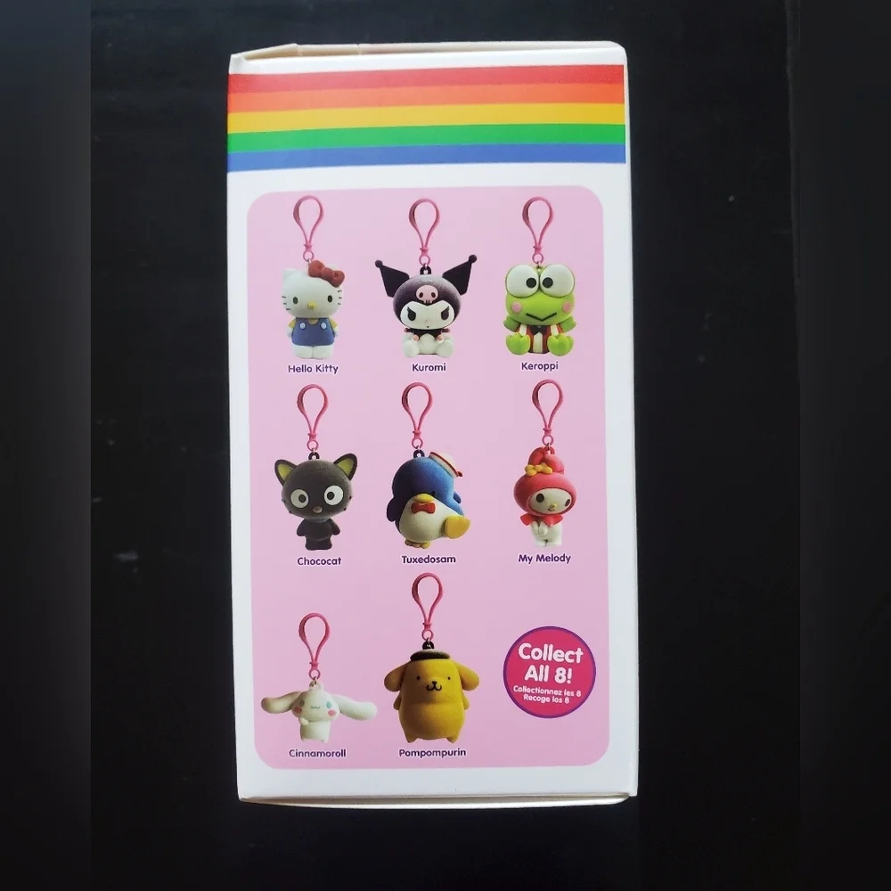 Hello Kitty & Friends Exclusive Flocked Collection Blind Box Keychain Hanger NIB